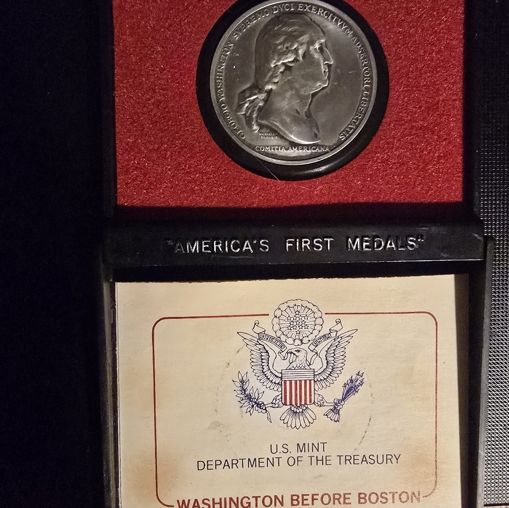 Washington Before Boston Medal with Case